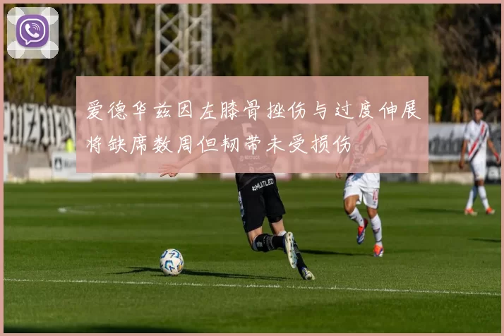 爱德华兹因左膝骨挫伤与过度伸展将缺席数周但韧带未受损伤